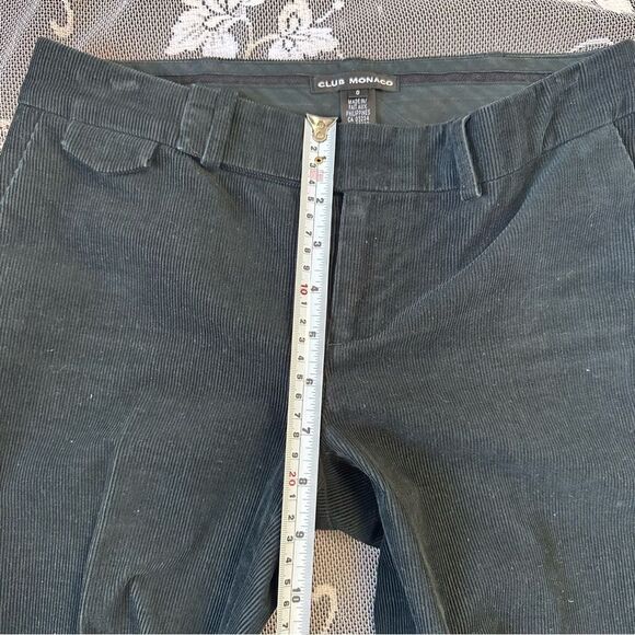 Club Monaco Corduroy Boot Cut Pants in Green Sz 0 - Picture 9 of 11
